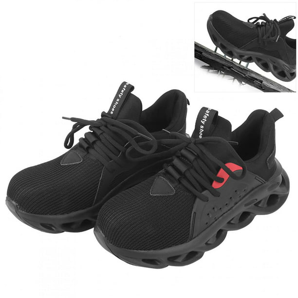 Details about   Mens Lightweight Safety Steel Toe Cap Boots Work Black Mesh Shoes Hiking Trainer